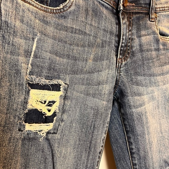 Kut From The Kloth Jeans Womens Distressed Cameron Straight Leg 31 X 28 No Tags - Picture 8 of 10